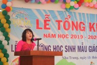 Trường Mầm non Họa Mi Nha Trang tổng kết năm học 2019-2020