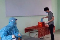 Bầu cử tại các khu cách ly tập trung và cơ sở điều trị bệnh nhân Covid-19 ở Khánh Hòa