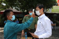 Trạm Kiểm soát liên ngành phòng, chống dịch Covid-19 giáp ranh tỉnh Lâm Đồng: Đã kiểm tra, kiểm dịch y tế hơn 800 người