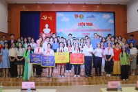 Tổ chức hội thi tuyên truyền măng non thiếu nhi Khánh Hòa bảo vệ đường sắt
