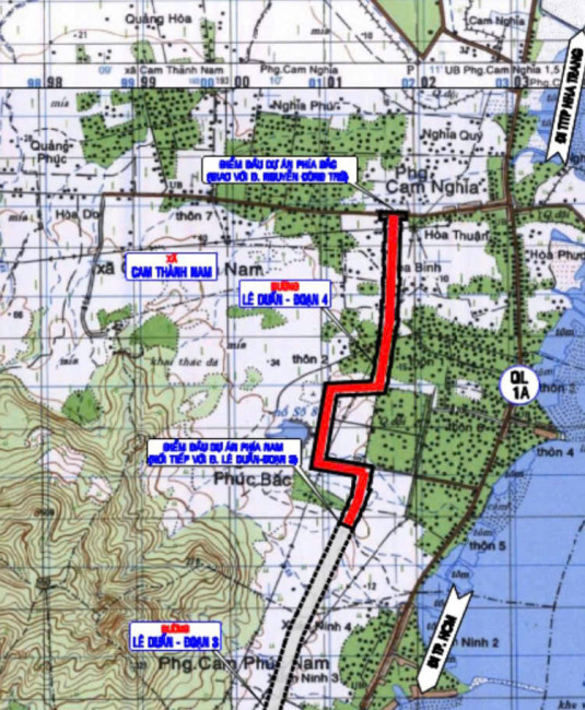 Cam Ranh: Được đầu tư hơn 500 tỷ đồng xây dựng đường Lê Duẩn - đoạn 4