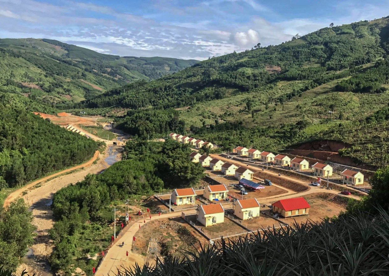 Khu Tái định cư Dốc Trầu (xã Ba Cụm Bắc, huyện Khánh Sơn).
