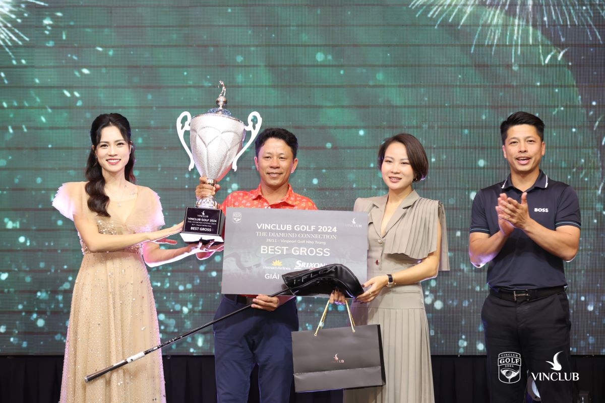 Anh Phạm Văn Tú - chủ nhân Giải Best Gross Chung kết VinClub Golf 2024